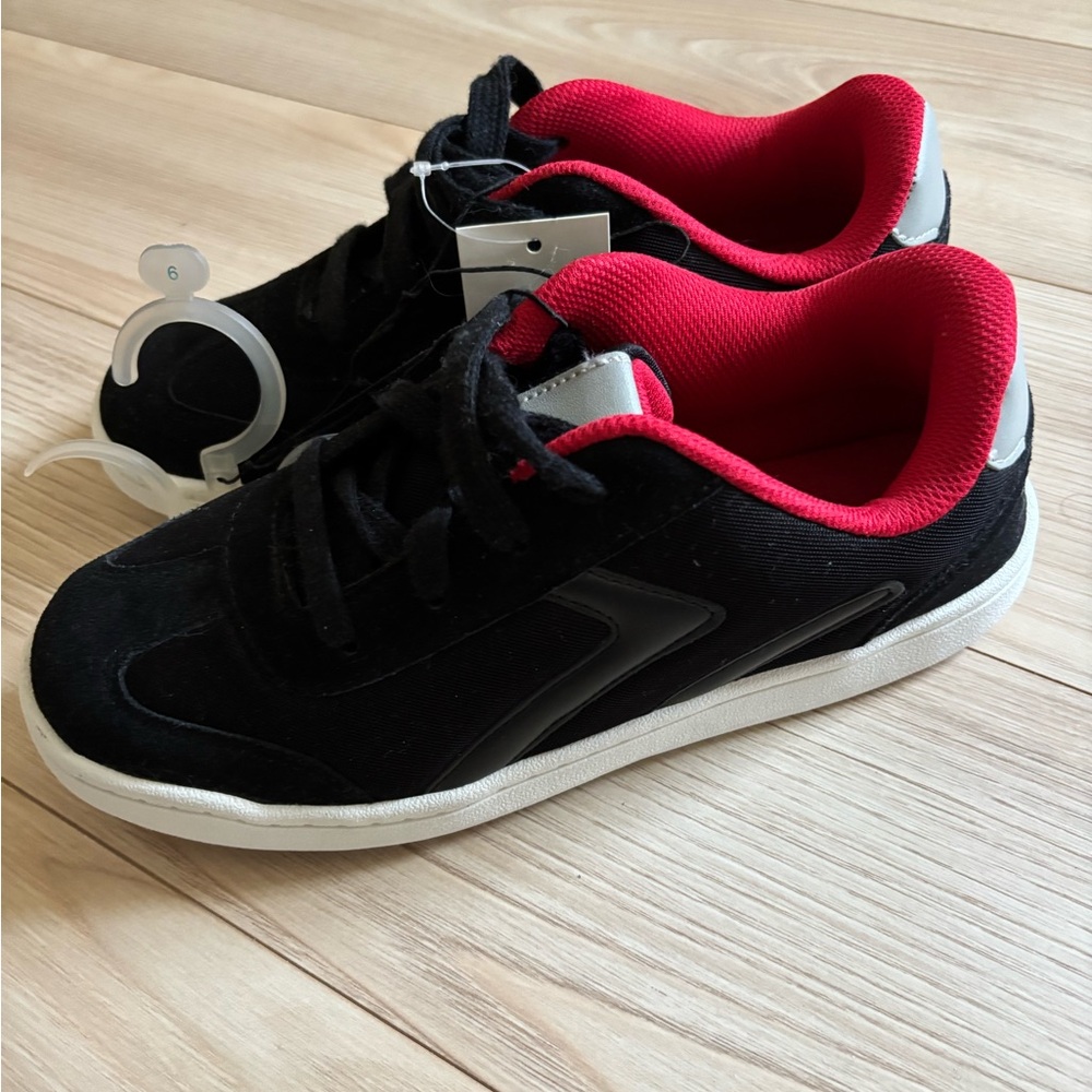 Cat & Jack Black and Red Kids Sneakers